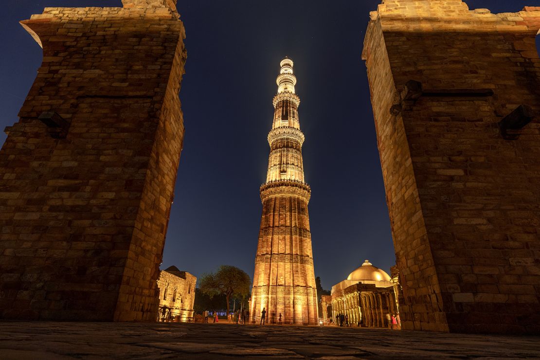 The Qutub Minar complex is named after this red sandstone tower.