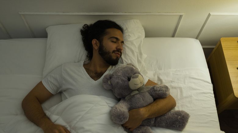 A stuffed animal may help you sleep better.