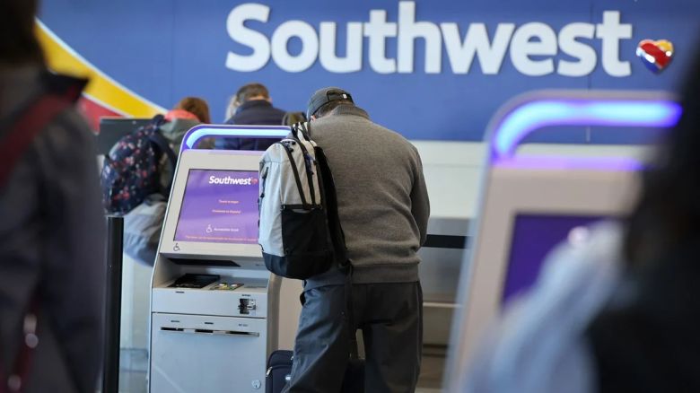 Mostrador de facturación de Southwest Airlines.