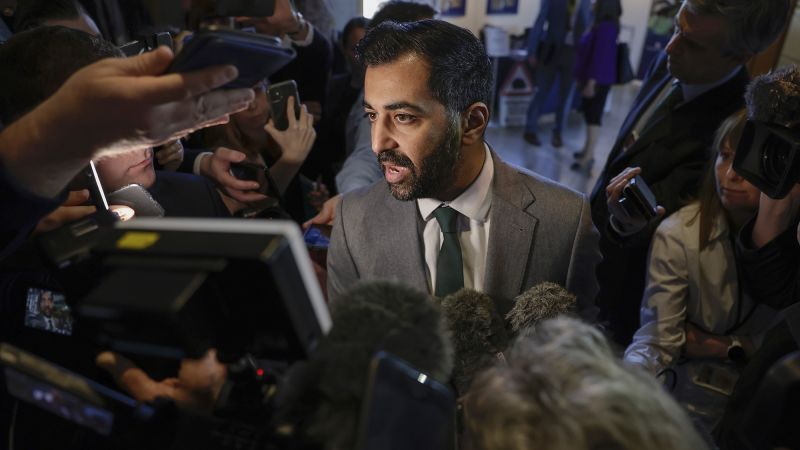 Humza Yousaf: Scotland’s leader resigns after a year in power, putting his pro-independence party in peril