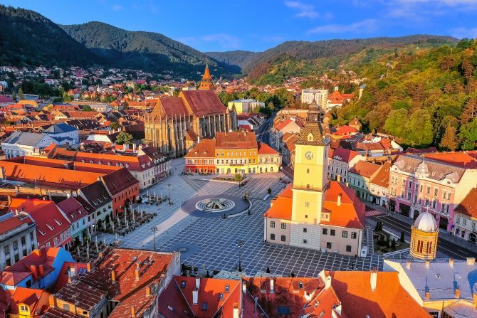 <strong>Romania: </strong>Brasov (seen here) is one of the postcard-pretty towns worth visiting in Romania.