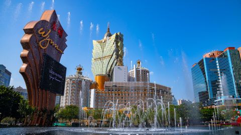 The new Wynn casino and Lisboa Casino, Macau, China. (Photo by: Bob Henry/UCG/Universal Images Group via Getty Images)