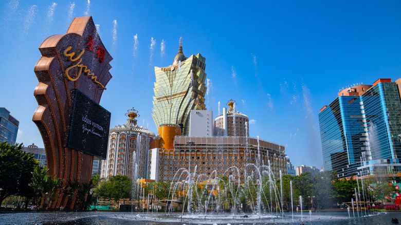 The new Wynn casino and Lisboa Casino, Macau, China. (Photo by: Bob Henry/UCG/Universal Images Group via Getty Images)