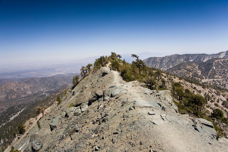 A general view of Mt Baldy, California, United States.
