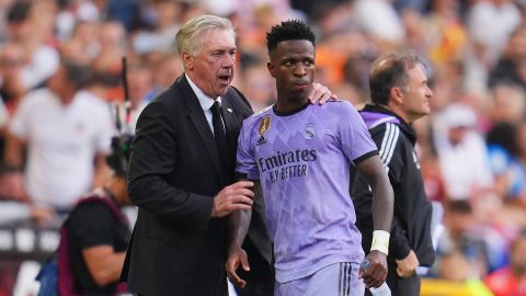 Vinícius Jr. was the target of racist abuse during a game against Valencia in May 2023.