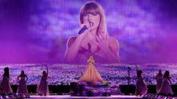 Taylor Swift performs onstage during "Taylor Swift | The Eras Tour" at MetLife Stadium on May 27, 2023 in East Rutherford, New Jersey.