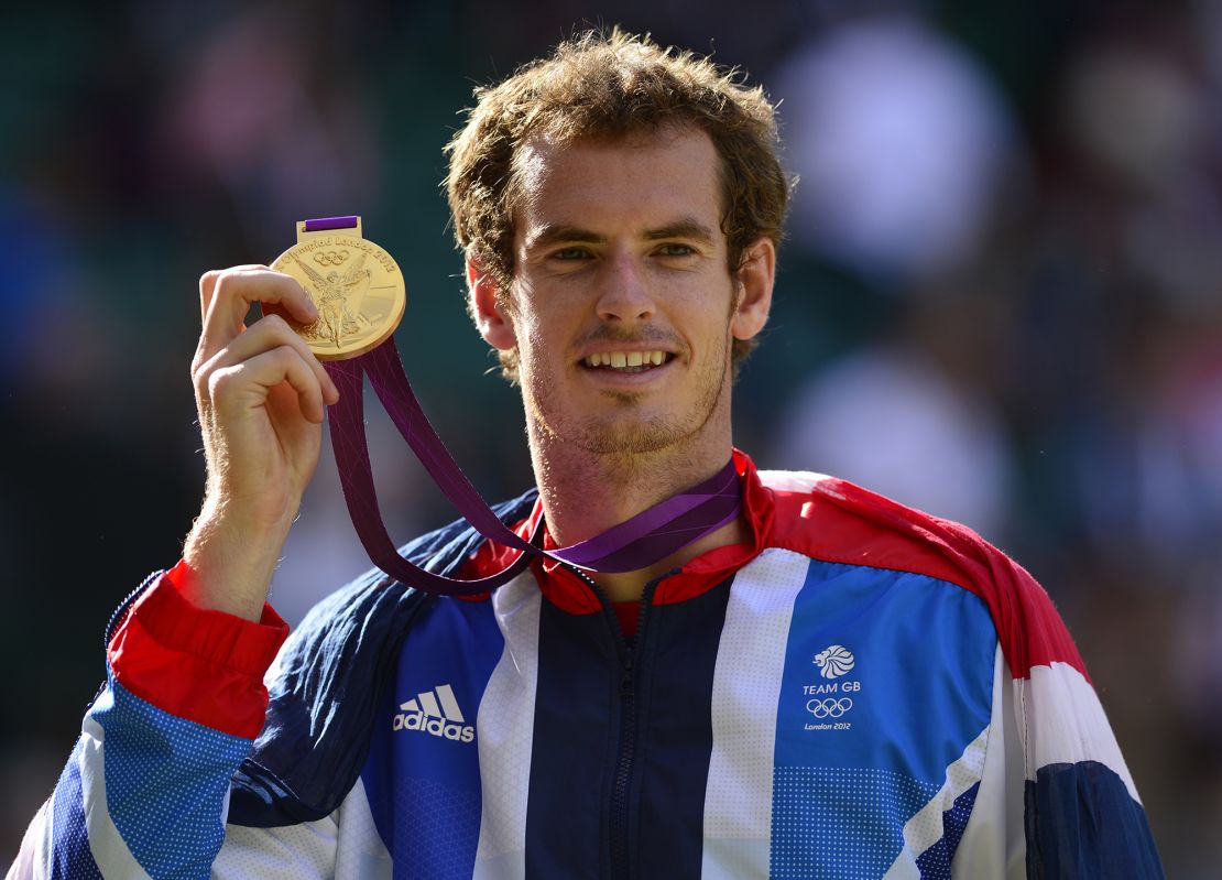 Murray won his first Olympic gold at London 2012.