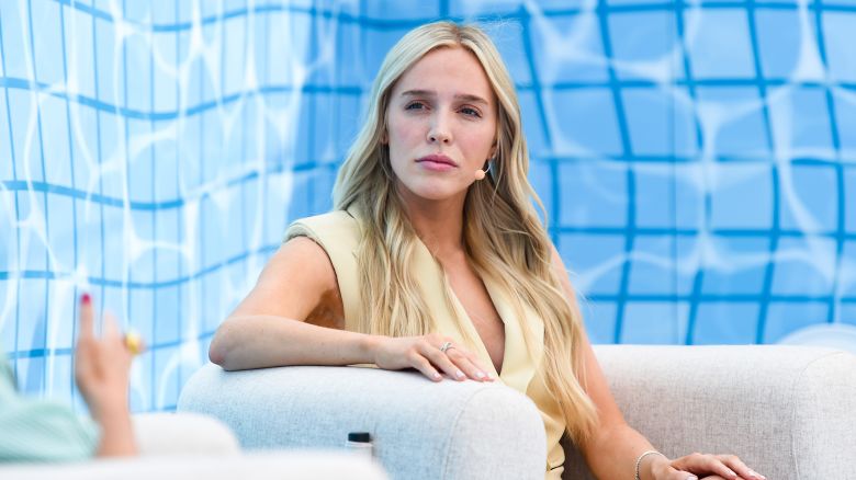 Call Her Daddy Host, Creator and Executive Producer, Alex Cooper participating in The Art of The Interview session at Spotify Beach on June 20, 2023 in Cannes, France.