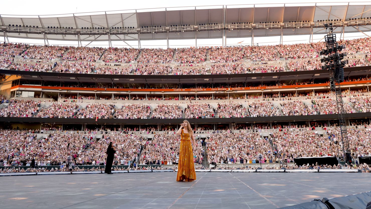 Taylor Swift performs onstage during 