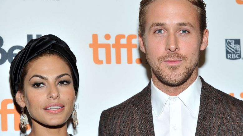 TORONTO, ON - SEPTEMBER 07: Actors Eva Mendes and Ryan Gosling attend "The Place Beyond The Pines" premiere during the 2012 Toronto International Film Festival at Princess of Wales Theatre on September 7, 2012 in Toronto, Canada.  (Photo by Sonia Recchia/Getty Images)