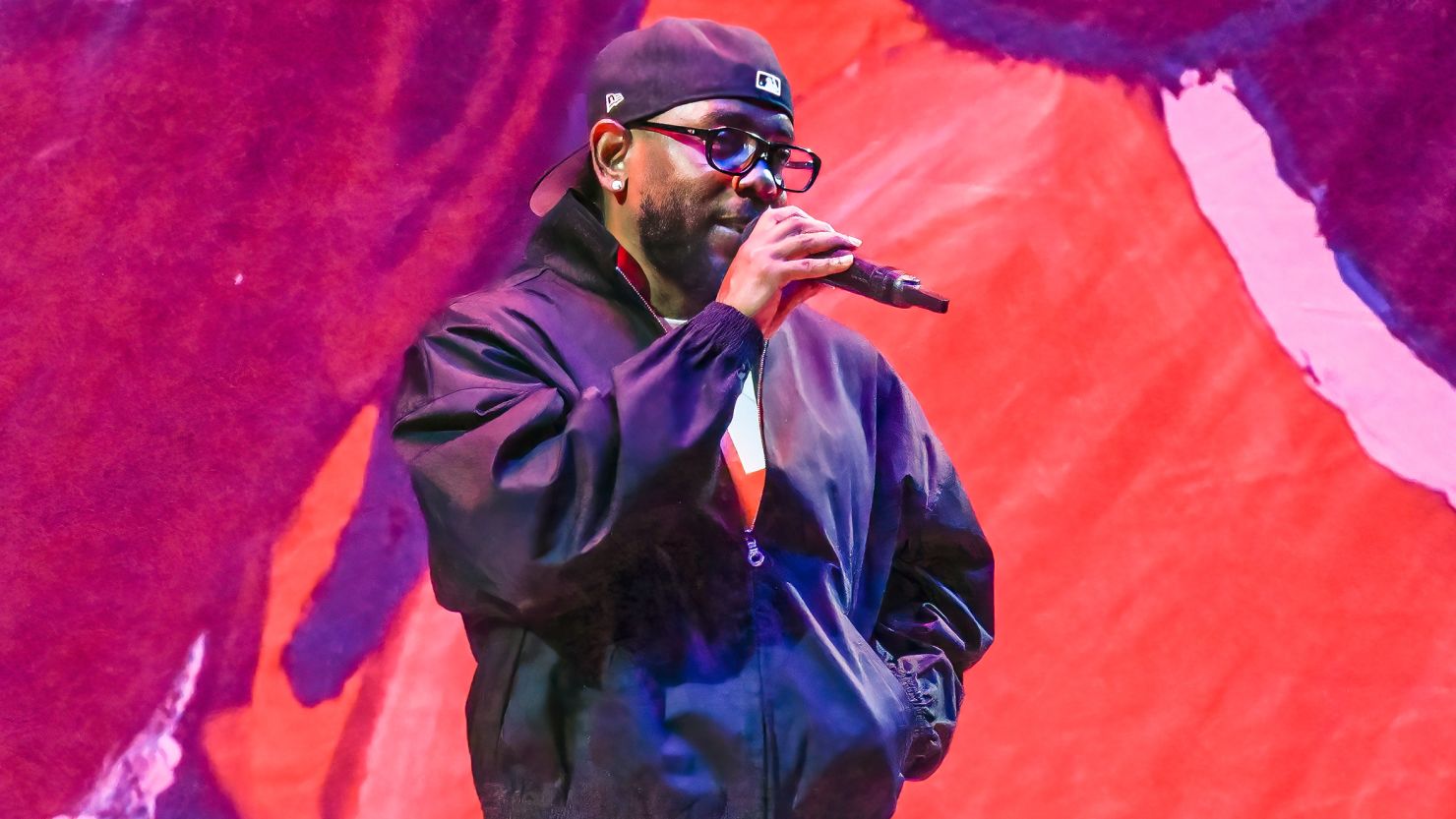 Kendrick Lamar performing on June 16.