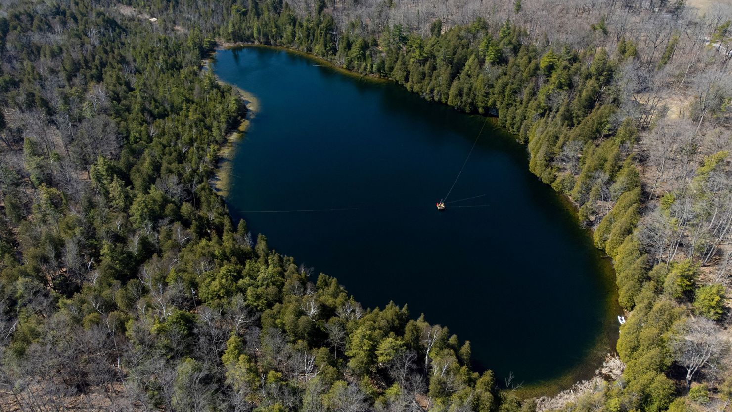 Crawford Lake in Ontario is the geological site that scientists identified as embodying the proposed Anthropocene Epoch, according to a July 2023 announcement.
