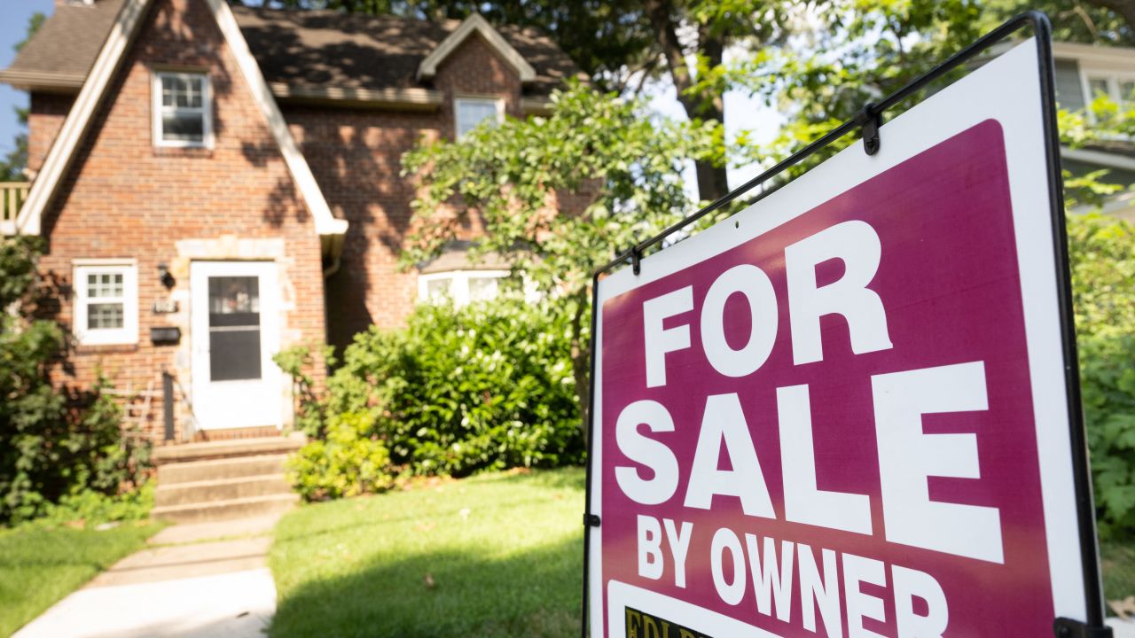 A house is for sale in Arlington, Virginia, July 13, 2023. (Photo by SAUL LOEB / AFP) (Photo by SAUL LOEB/AFP via Getty Images)