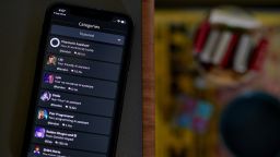 The Charcter.AI app on a smartphone arranged in the Brooklyn borough of New York, US, on Wednesday, July 12, 2023. The artificial intelligence startup, valued at $1 billion, allows people to create their own customizedchatbots, impersonating anyone and anything living or dead or inanimate.