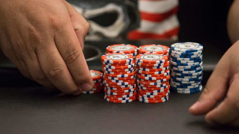 Customers play poker at Prime Social Poker Room in Houston.