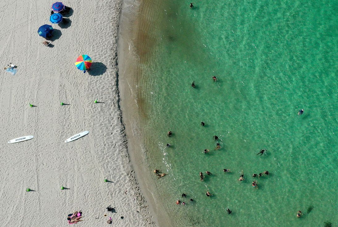 A portion of Haulover Park Beach is clothing optional.