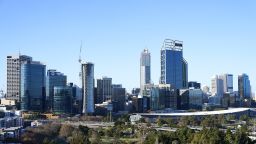 PERTH, AUSTRALIA - JULY 15: Perth Skyline is capture ahead of the FIFA World Cup Australia & New Zealand 2023 on July 15, 2023 in Perth, Australia. (Photo by Aitor Alcalde - FIFA/FIFA via Getty Images)