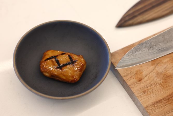 Lab-grown meat is made from cultured animal cells and its production uses less water and land than traditional agriculture. Previously <a href="https://www.cnn.com/2020/12/02/business/lab-grown-chicken-intl-scli-scn/index.html">available in Singapore</a>, in June 2023, the US Department of Agriculture (USDA) <a href="https://www.cnn.com/2023/06/23/business/lab-grown-meat-explainer/index.html">authorized two California based companies</a> to sell chicken grown from cells in a lab. Pictured, cultivated chicken made by Good Meat.