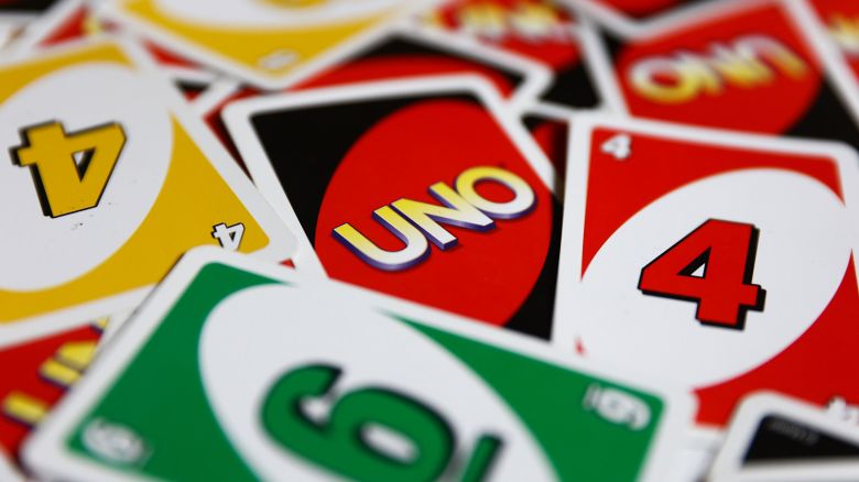 UNO game cards are seen in this illustration photo taken in Poland on August 5, 2023. (Photo by Jakub Porzycki/NurPhoto via Getty Images)