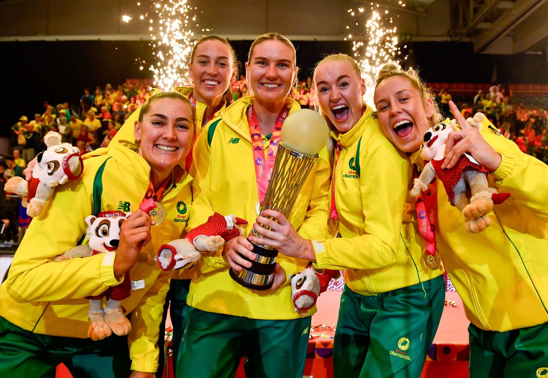 Australia was crowned champion during the Netball World Cup Medal Presentation on August 6, 2023 in Cape Town, South Africa.