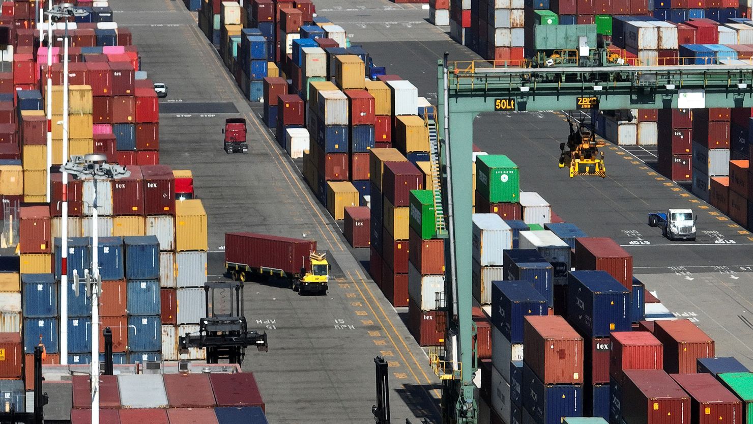 There was a 20% decline in the amount of goods the US imported from China last year, according to the Commerce Department.
