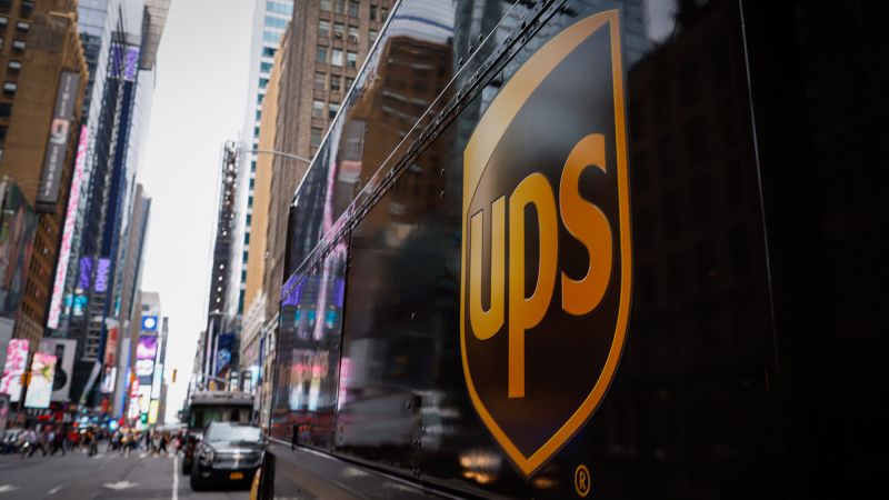 UPS през януари обяви план за плъзгане надолу за намаляване