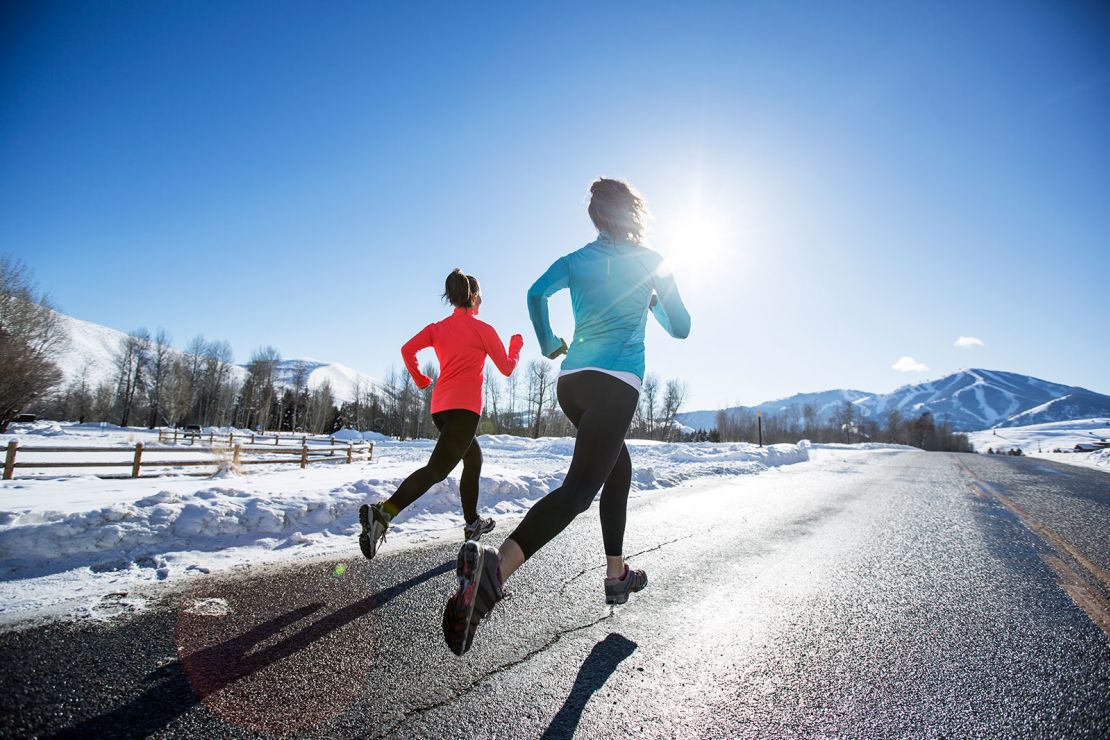 Make sure to dress appropriately if you're heading outside in winter to exercise.