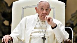 El papa Francisco en su Audiencia General semanal en el Aula Pablo VI el 9 de agosto de 2023 en la ciudad del Vaticano.