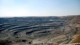 A rare-earth mine in Bayan Obo, a mining town in Inner Mongolia, China.
