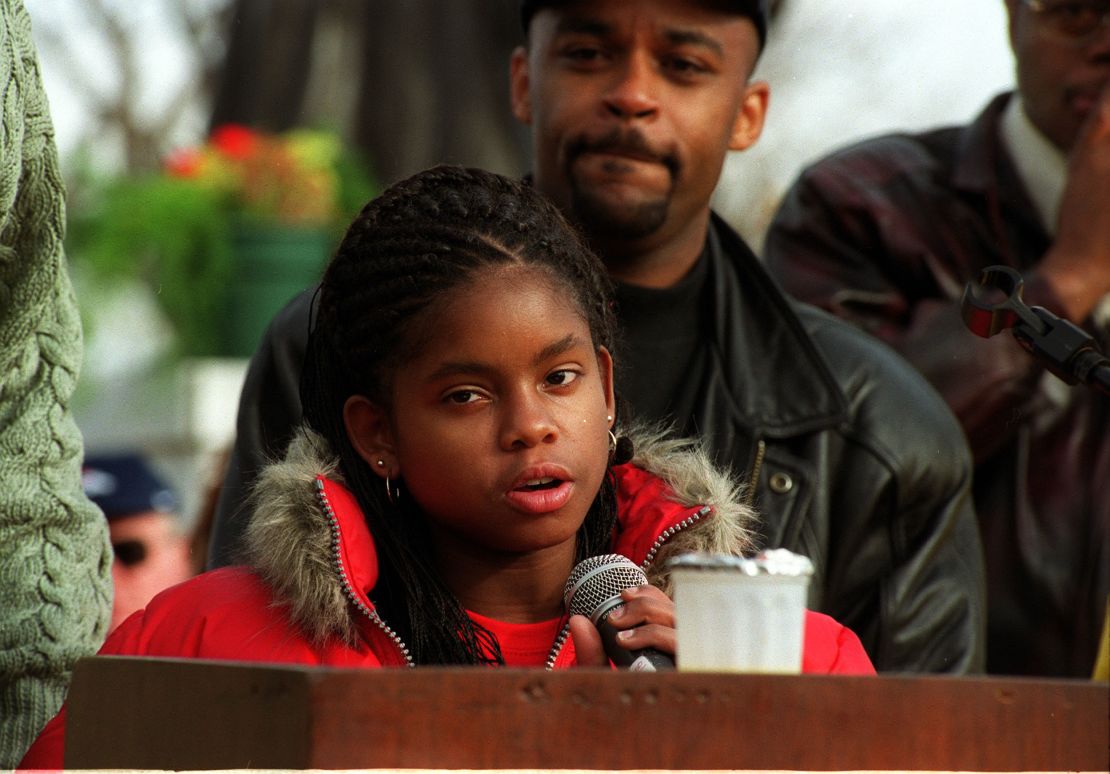 Hydeia Broadbent was the Grand Marshal of the 2000 Martin Luther King Jr. Parade in Denver.