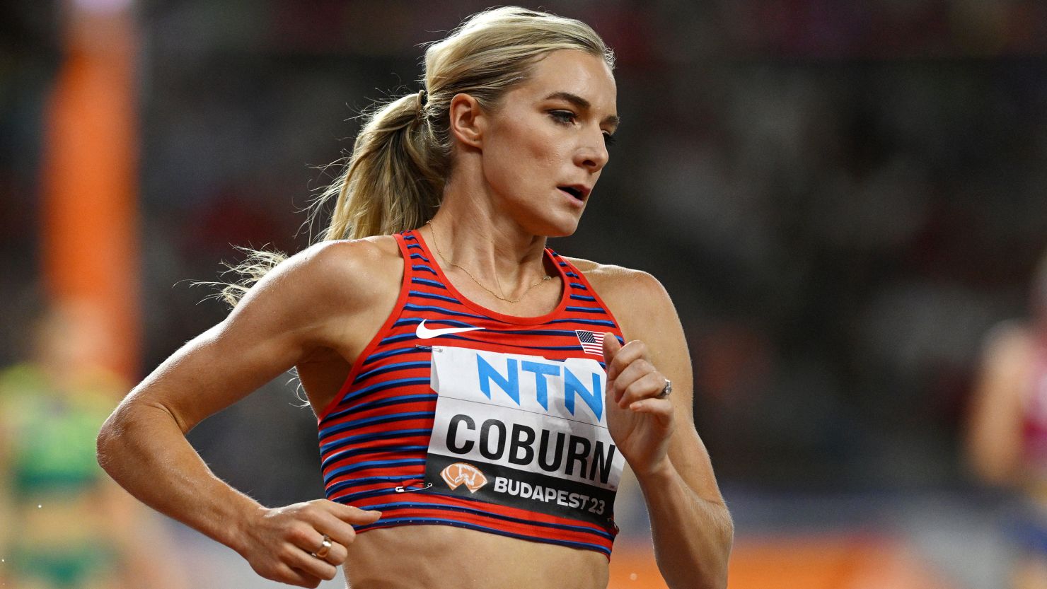 Coburn will most out on this year's Olympics after breaking her ankle.