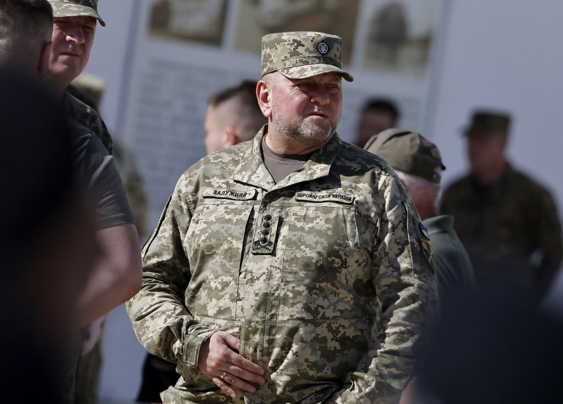 Commander-in-Chief of the Armed Forces of Ukraine Valerii Zaluzhnyi during an event dedicated to Ukraine's Independence Day on August 24, 2023 in Kyiv.