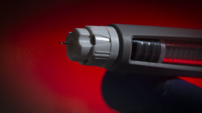 A needle injection pen is seen in this illustration photo