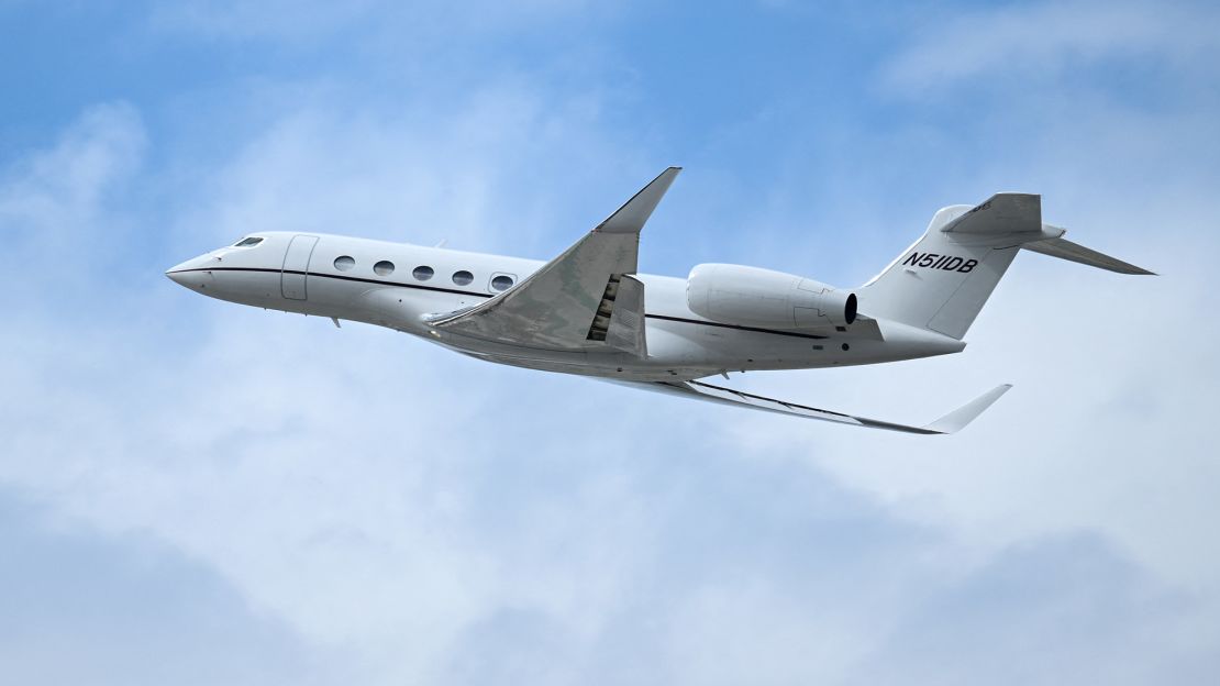 Many celebrities travel via private jet like the Gulfstream G650.