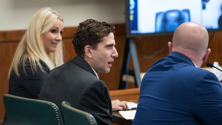Bryan Kohberger attends a hearing with his attorneys Anne Taylor and Jay Logsdon in Latah County District Court on September 13, 2023 in Moscow, Idaho.