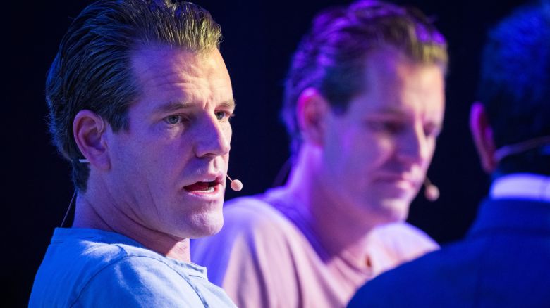 Tyler Winklevoss, left, and Cameron Winklevoss launched the crypto exchange Gemini in 2014.