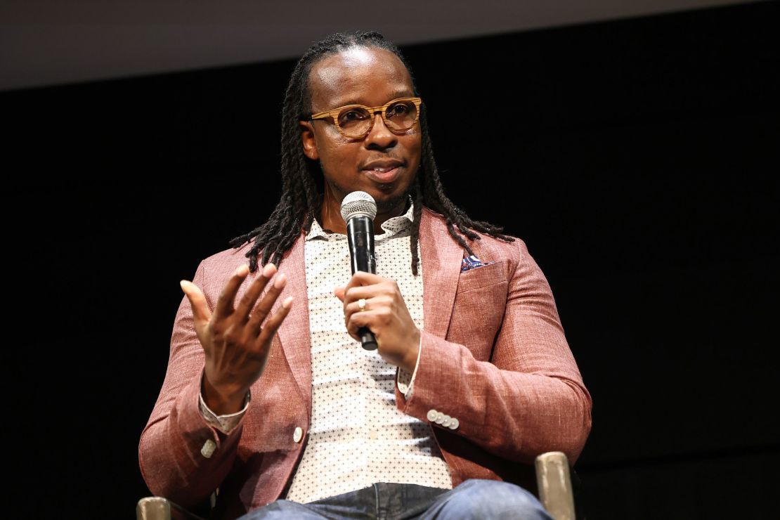 Dr. Ibram X. Kendi speaks at the Toronto International Film Festival on September 9, 2023, in Toronto, Ontario.