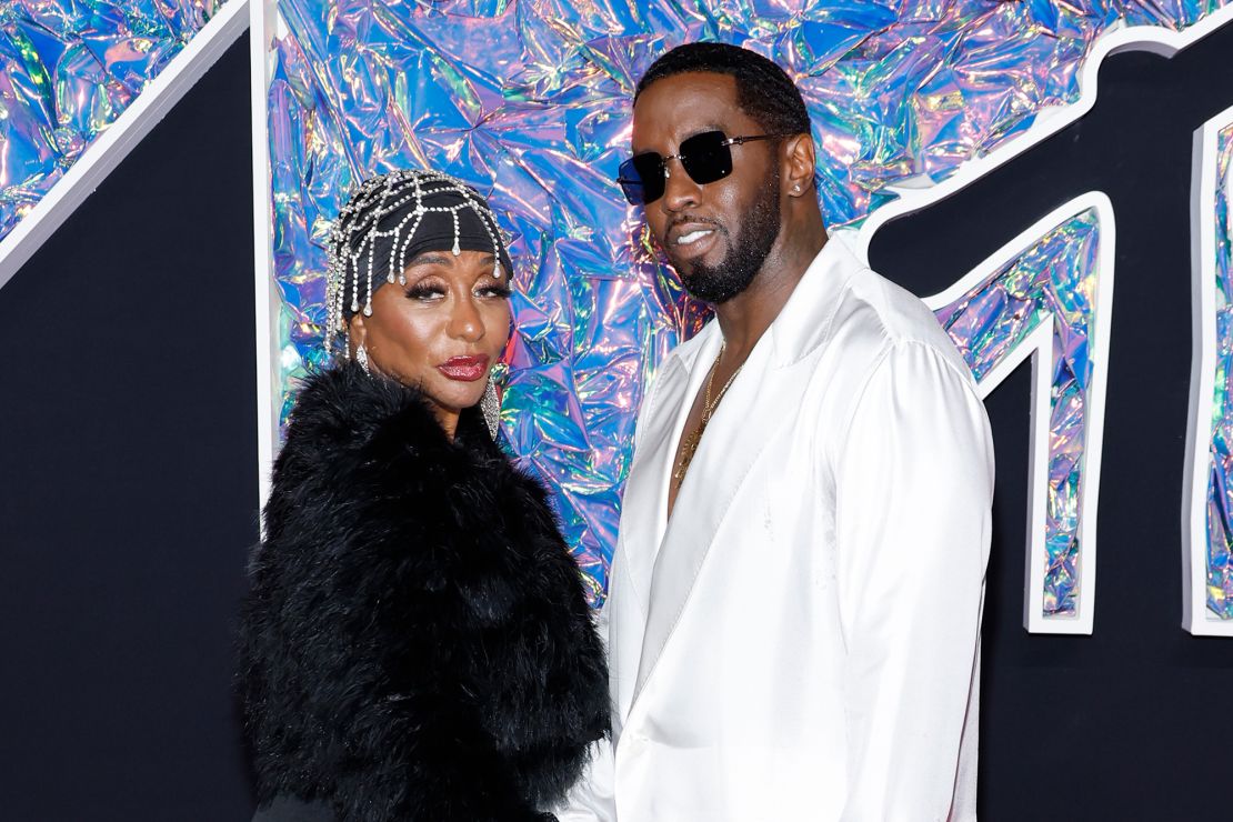 Janice Combs and Sean 'Diddy' Combs in 2023.