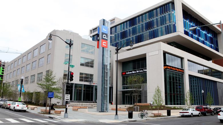 WASHINGTON, D. C. - APRIL 19:  NPR(National Public Radio) World Headquarters, in Washington, D. C. on APRIL 19.  (Photo By Raymond Boyd/Getty Images)

