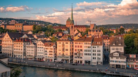 Zurich is the largest city in Switzerland and the capital of the canton of Zurich. It is located in north-central Switzerland, at the northwestern tip of Lake Zurich.