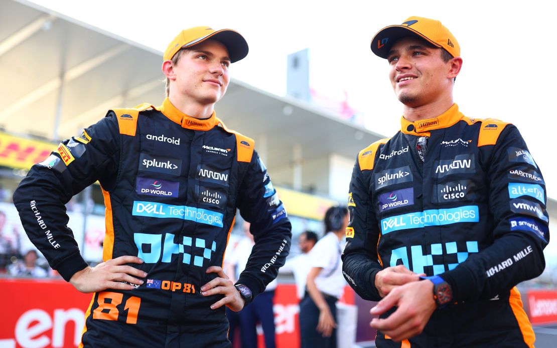 Piastri and Norris, the youngest driver pairing on the grid, are tied down at McLaren through the 2026 season.