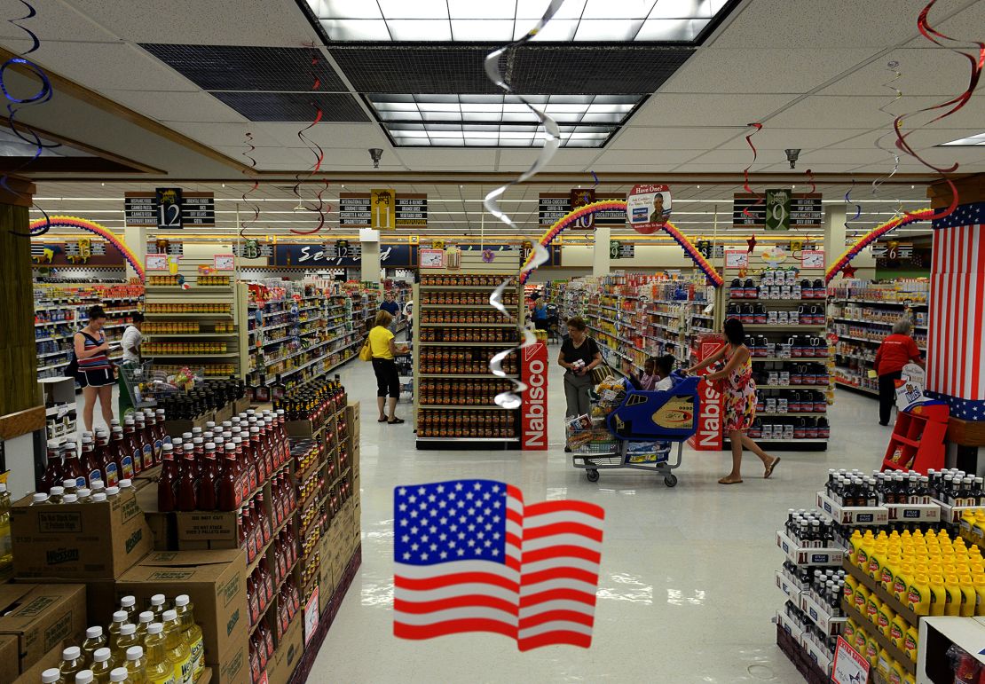 A commissary at the Ft. Belvoir military base in Virginia.