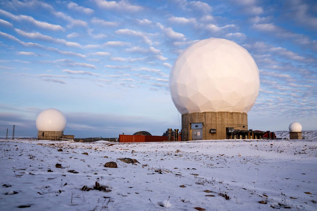 The US military operates one outpost on the island, the Pituffik Space Base, pictured here in 2023.