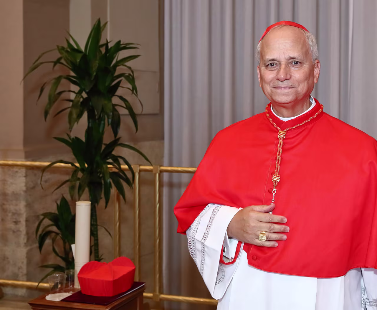 Then Cardinal Robert Francis Prevost, Prefect of the Dicastery for Bishops at Vatican City in September 30, 2023.