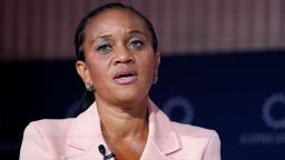 NEW YORK, NEW YORK - SEPTEMBER 20: First Deputy Mayor, NYC Office Of The Mayor, T.H. Sheena Wright speaks during the 2023 Concordia Annual Summit at Sheraton New York on September 20, 2023 in New York City. (Photo by John Lamparski/Getty Images for Concordia Summit)