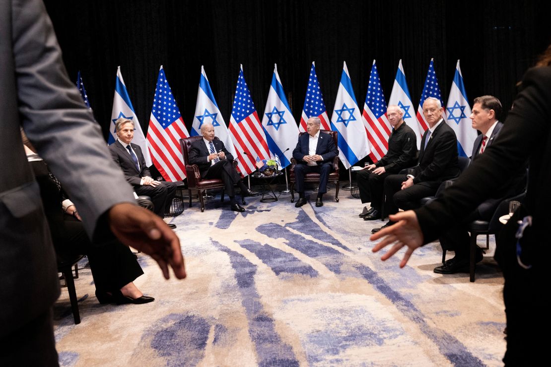 Secretary of State Antony Blinken and President Joe Biden joined Netanyahu and other Israeli officials in Tel Aviv, Israel, in October in a marked display of wartime support.