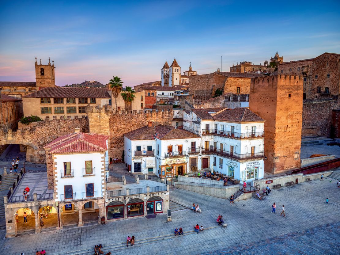 Extremadura is home to beautiful towns like Caceres.
