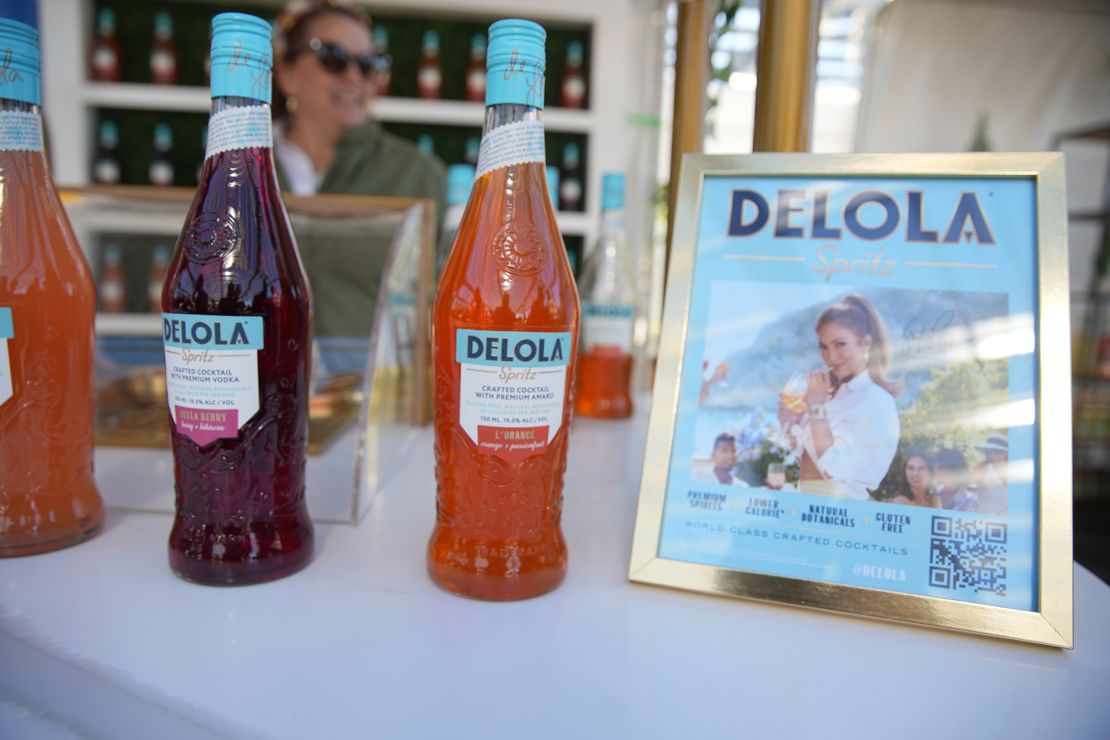 Delola being served the New York City Wine and Food Festival in 2023.