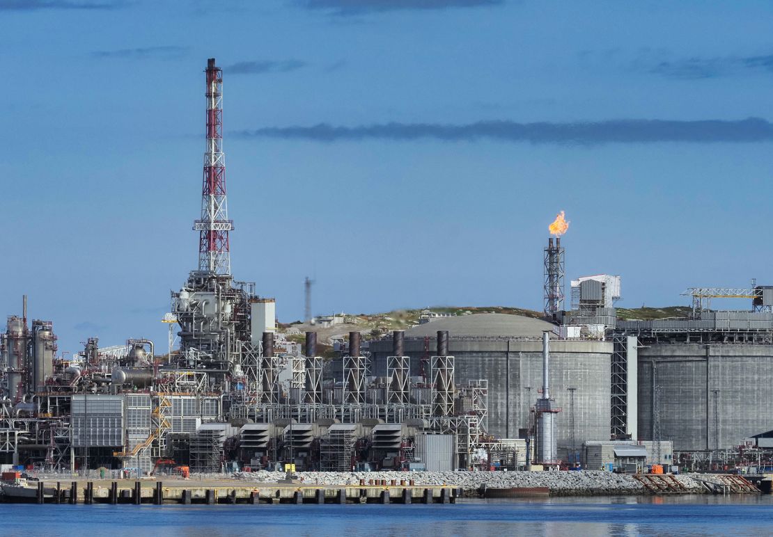 The Hammerfest LNG plant in Norway. The EU has ramped up imports of LNG since Russia's full-scale invasion of Ukraine.