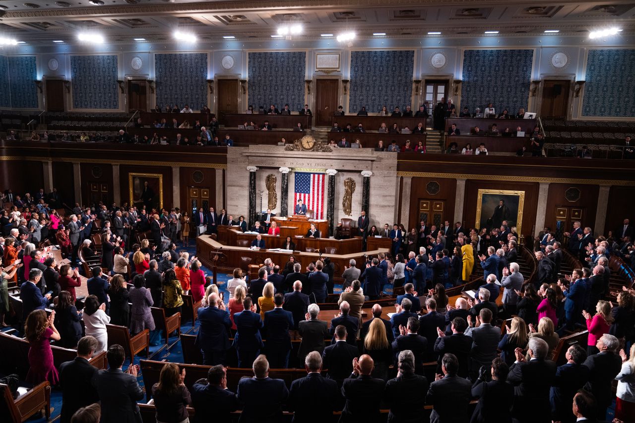 A view of the House chamber in Washington, DC in 2023.